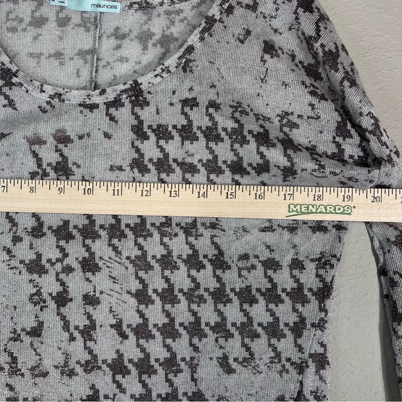 Maurices Gray Long Sleeve Fitted Top - Picture 4 of 5